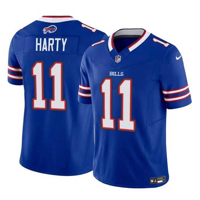 Men & Women & Youth Buffalo Bills #11 Deonte Harty Blue 2023 F.U.S.E. Vapor Untouchable Limited Football Stitched Jersey